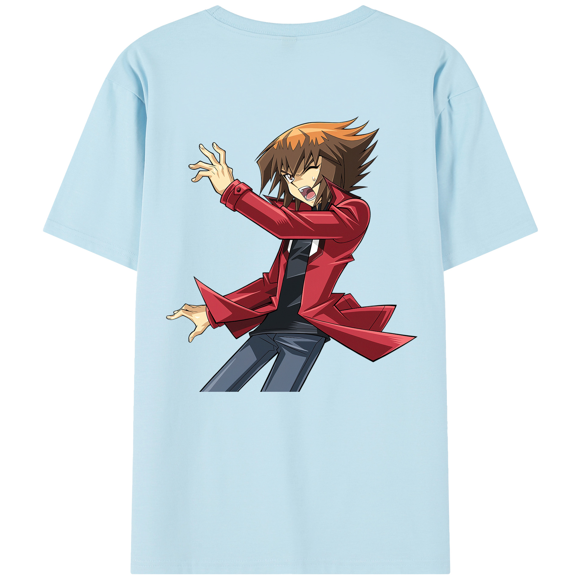 （画像用） 遊☆戯☆王 Yu-Gi-Oh! 綿100％半袖Tシャツ（背面プリント）